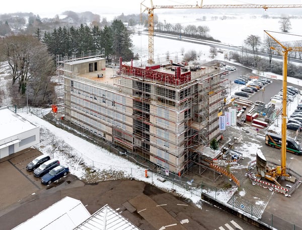 Construction of Syntegon's new office building