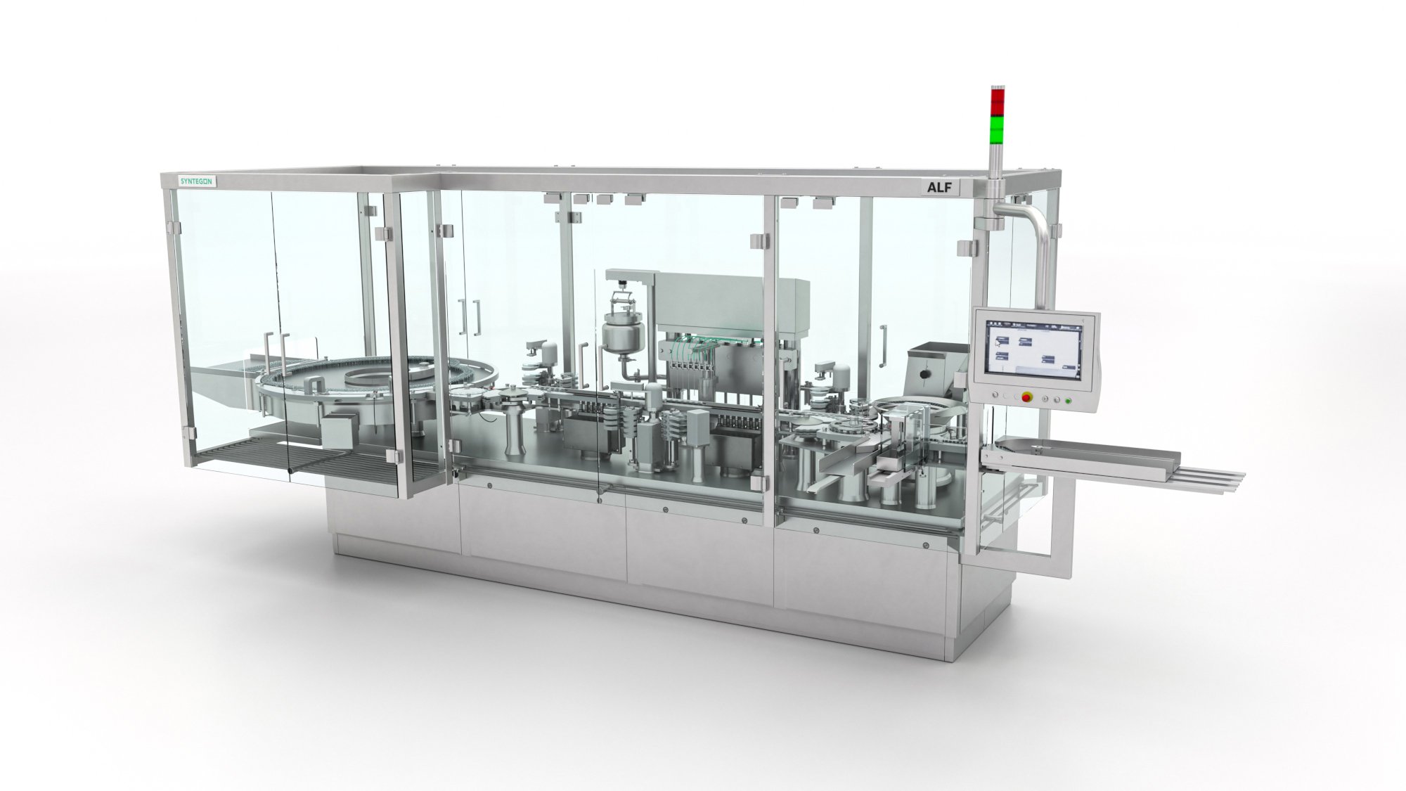 The compact Settle Plate Changer is not only available for Syntegon machines but for all machine brands, types, and controls.