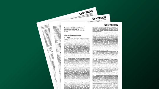 General Terms and Conditions of Purchase Syntegon Group North America