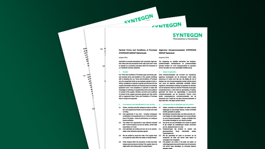 General Terms and Conditions of Purchase Syntegon Group Netherlands