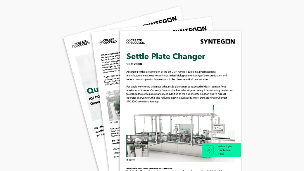 Viable monitoring: Automated change of settle plates